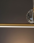 Lampa wisząca LED APP1778-CP Złota Szczotkowana  3