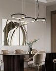 Lampa Ring 3 led + pilot APP752-30-40-50 Czarna