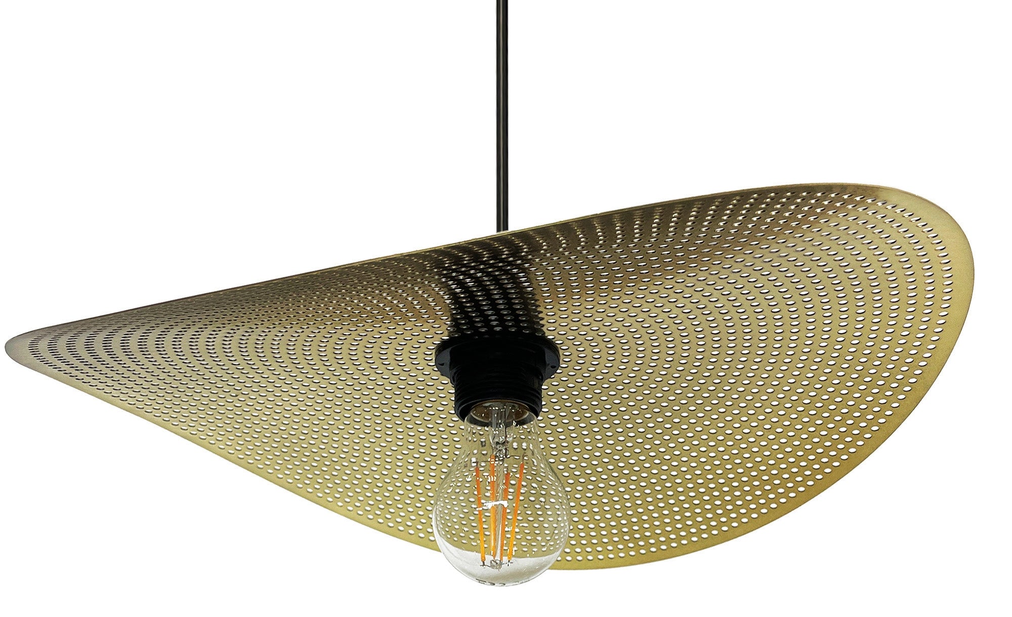LAMPA SUFITOWA WISZĄCA APP1470-1CP czarna/stare złoto  4