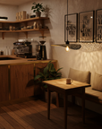 LAMPA SUFITOWA WISZĄCA APP1468-1CP czarna/stare złoto  6