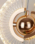 Lampa Sufitowa Wisząca Led Lhj108-2cp Złota  12