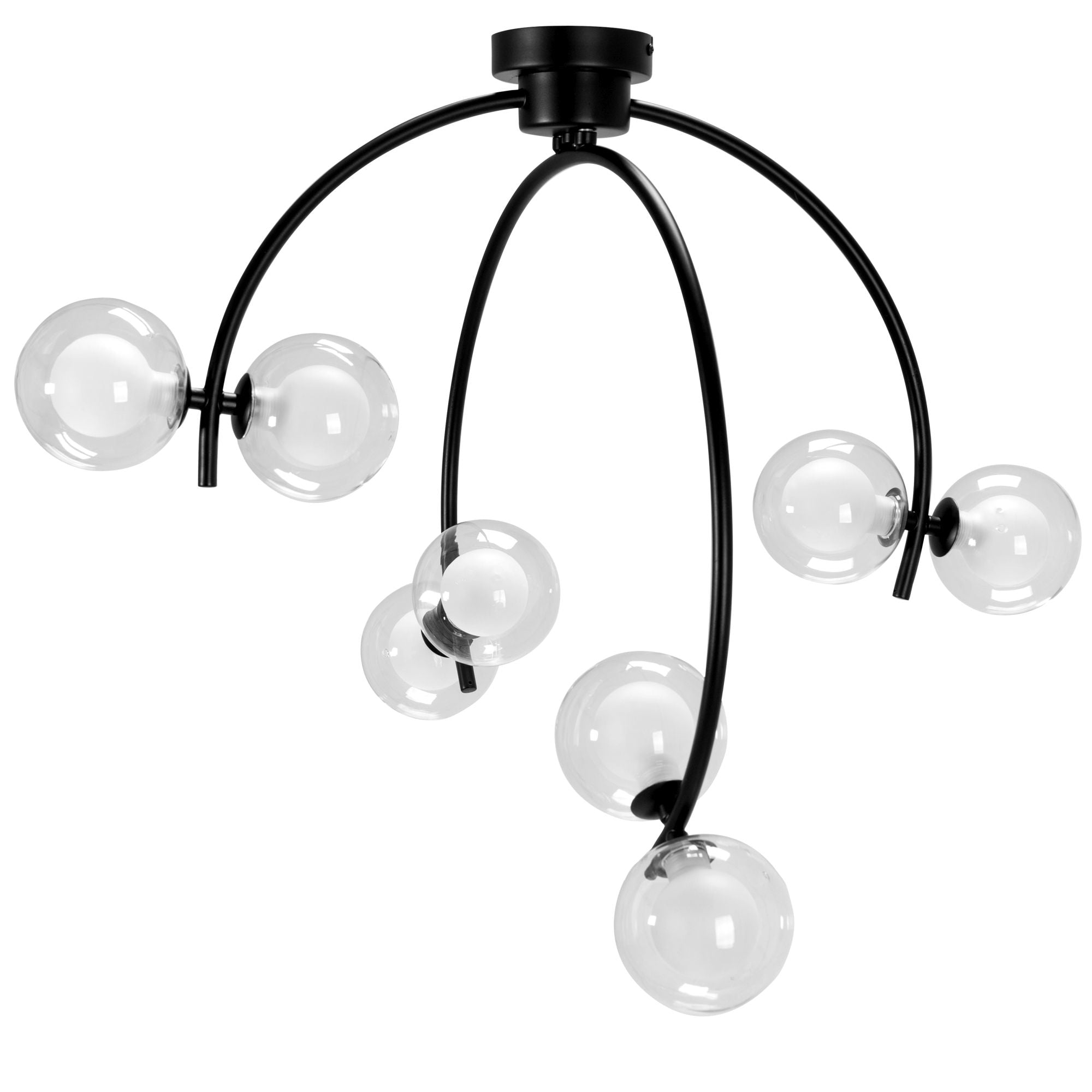 Lampa Sufitowa Szklane Kule APP979-8C