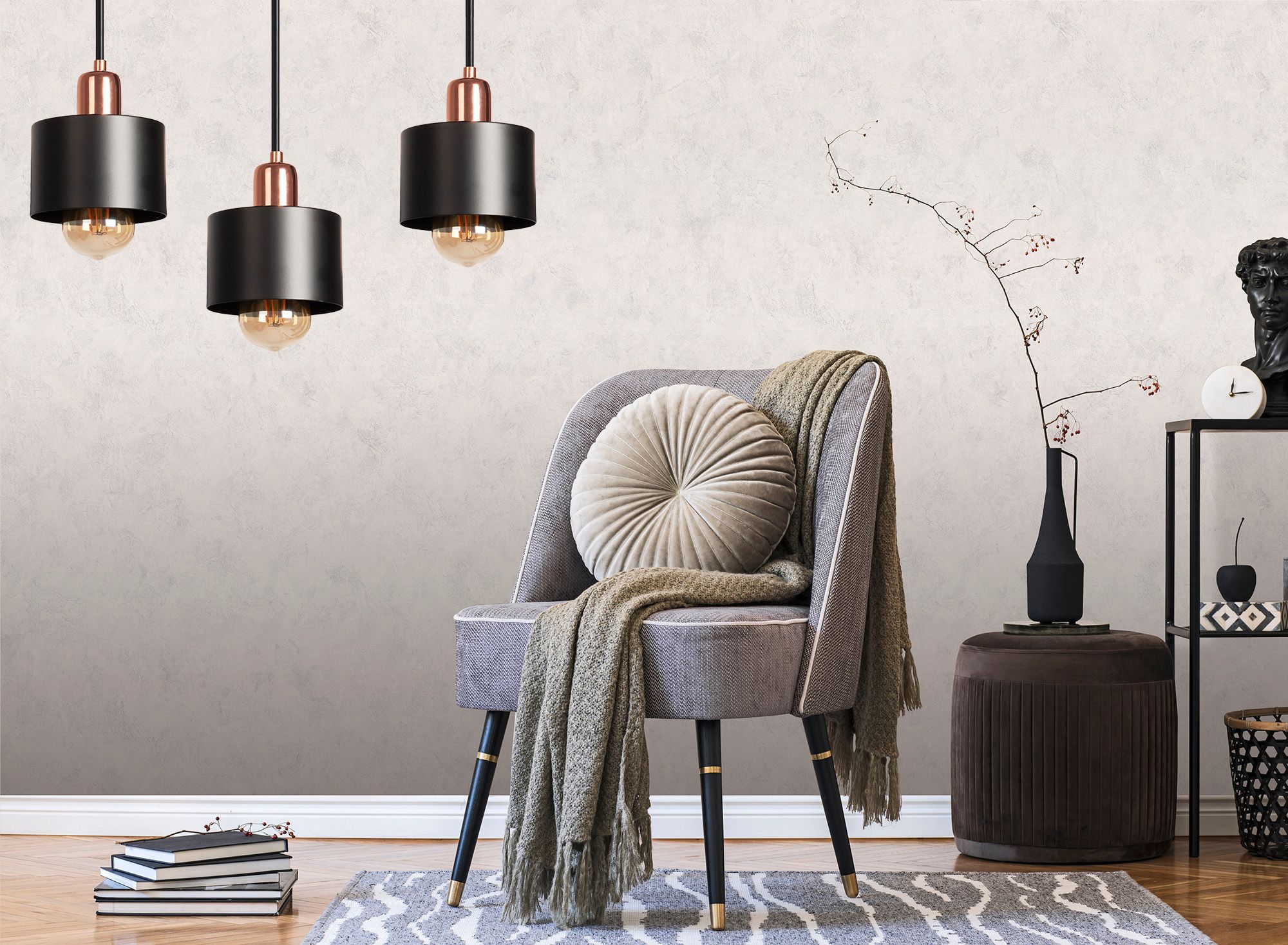 Lampa sufitowa wisząca CALI APP004-3CP