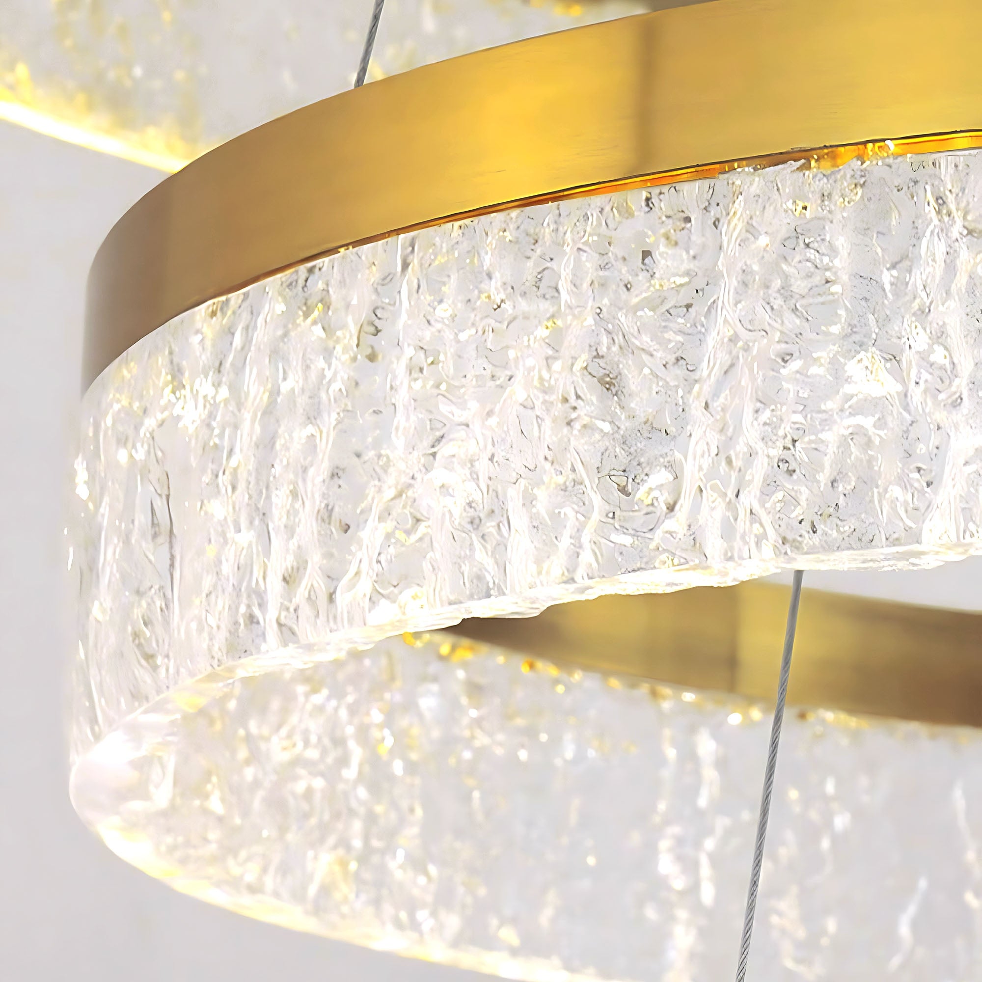 Lampa Wisząca Led Lhj049-cp2 Złota  3