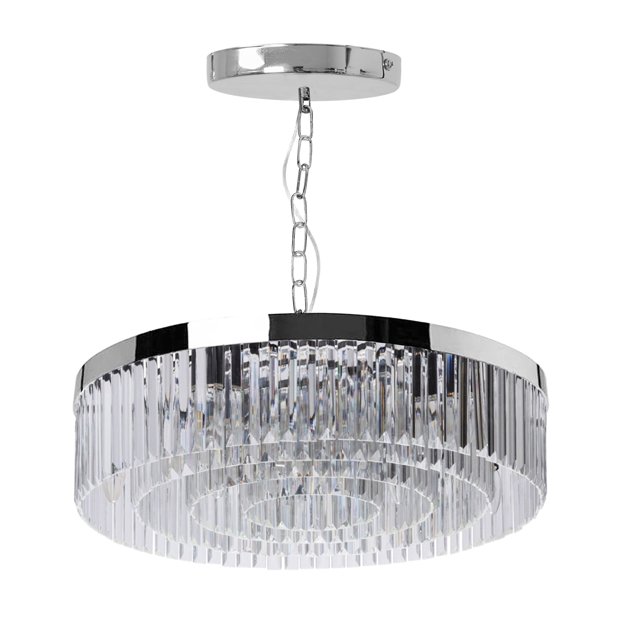 Lampa kryształowa wisząca APP1532-8CP Chrom  1