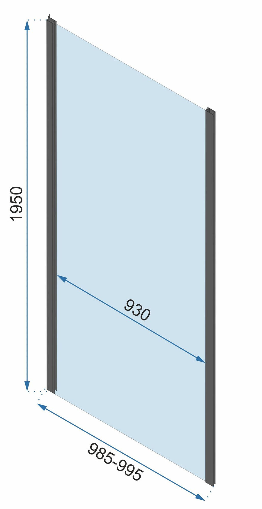 Kabina Prysznicowa Przyścienna Rapid Slide Złota 150x80