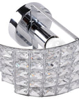 LAMPA ŚCIENNA KINKIET W STYLU GLAMOUR  APP676-1W E27