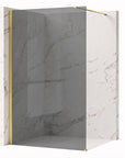 Kabina prysznicowa Walk-In Rea Flexi Grey / Gold 90  1