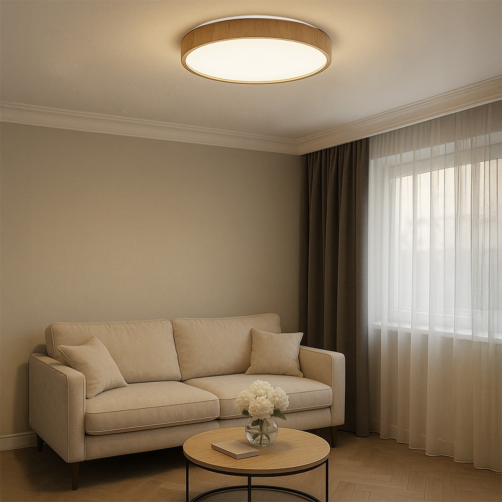 Lampa sufitowa Plafon G116-C 40CM WOOD  4