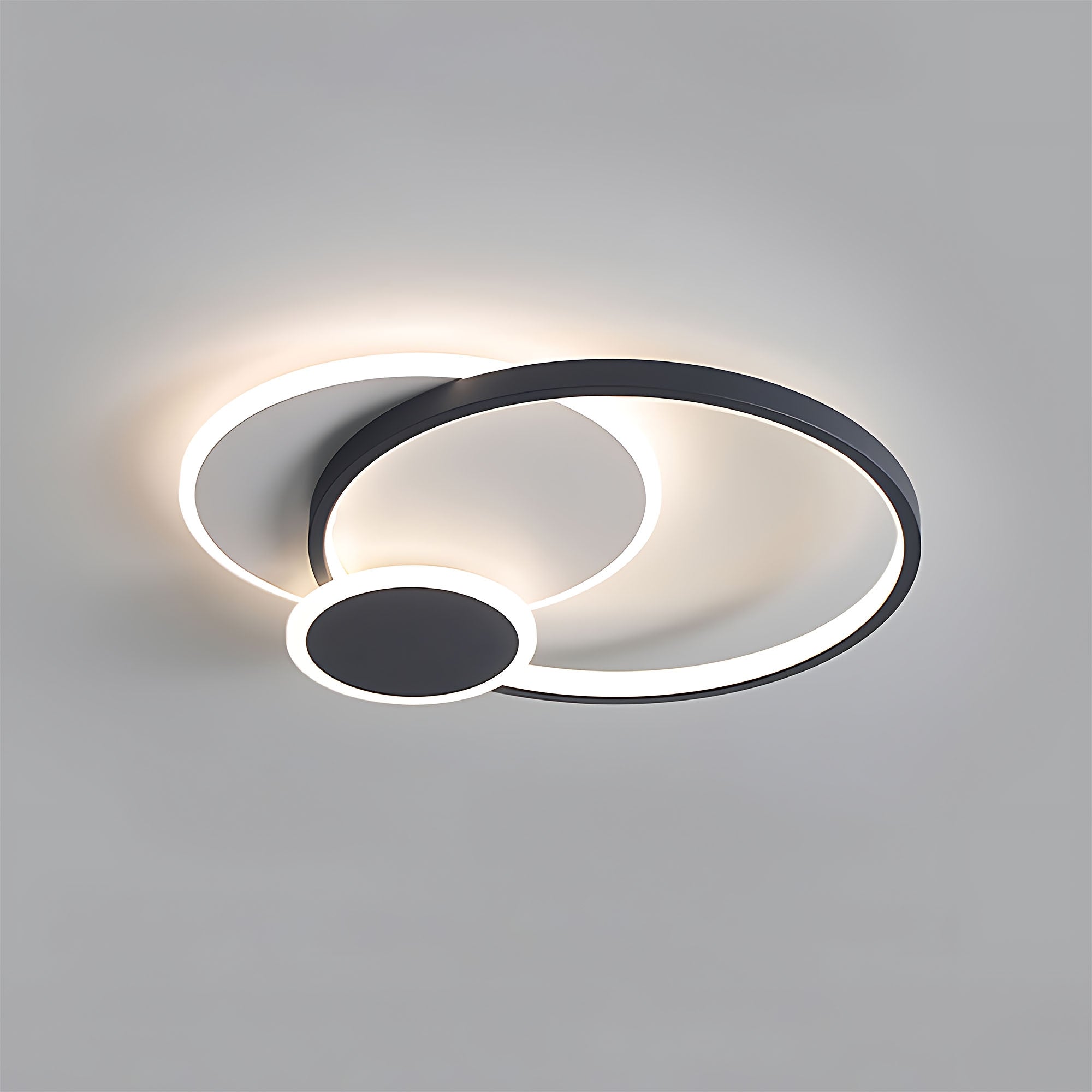 Lampa sufitowa APP1709-C plafon LED Czarny + pilot  8