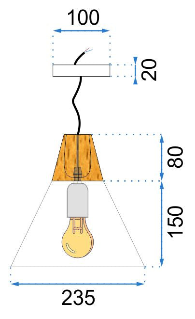 Lampa sufitowa SCANDI C APP061-1CP Biała