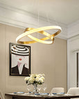 Lampa Sufitowa Wisząca Led App1772-cp Złoto Szczotkowane  5
