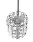 Lampa Sufitowa Kryształ APP727-1CP Srebrna