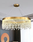 Lampa Sufitowa Wisząca Led APP1731-1CP Złota 60cm  13