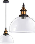 Lampa sufitowa wisząca szklana Verto C