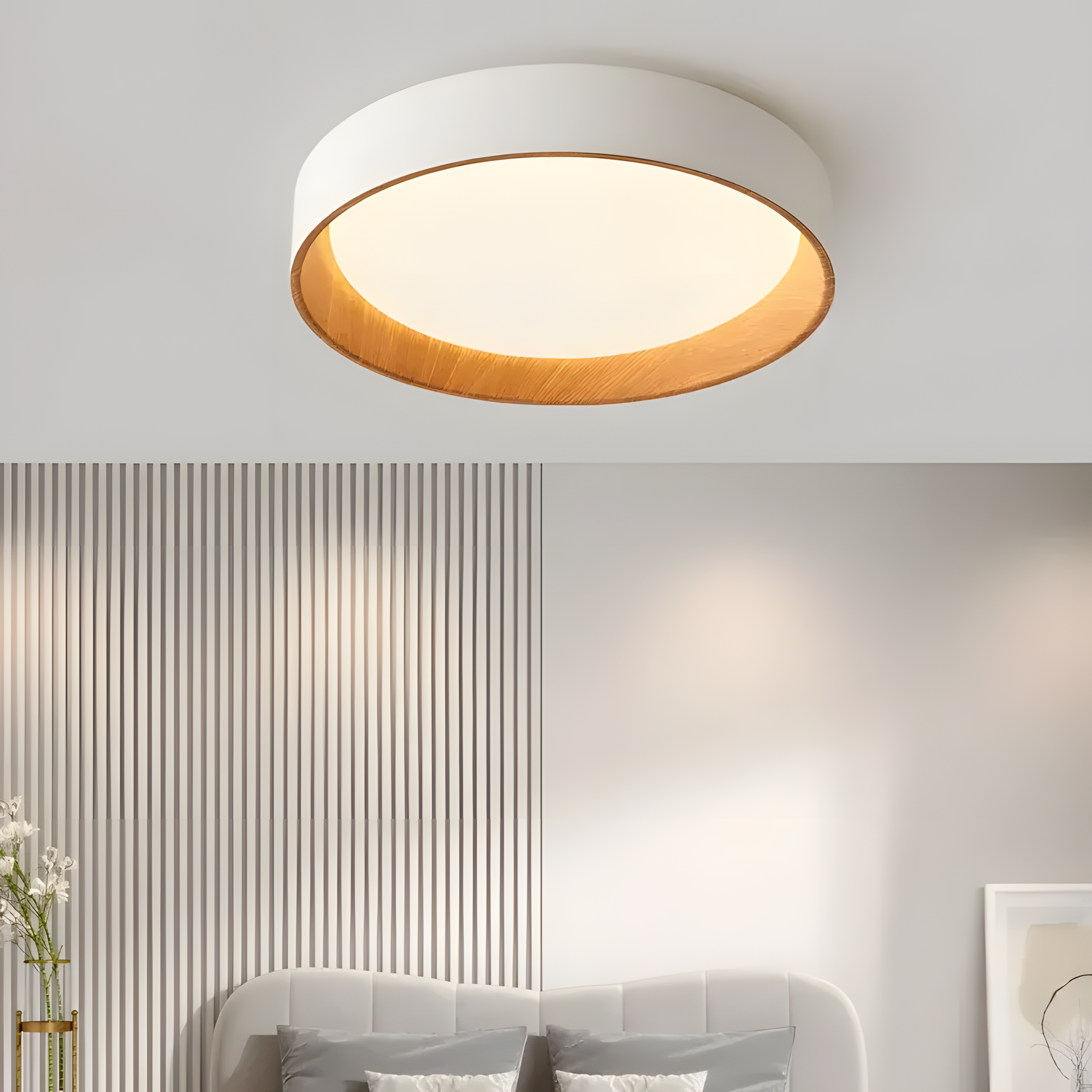 Lampa Sufitowa Plafon G115-c 40cm Wood  5
