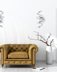 LAMPA ŚCIENNA KINKIET LED SPRING APP828-W CHROME