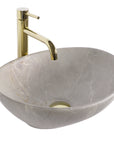 Umywalka nablatowa Rea Sofia Beige Matt  1