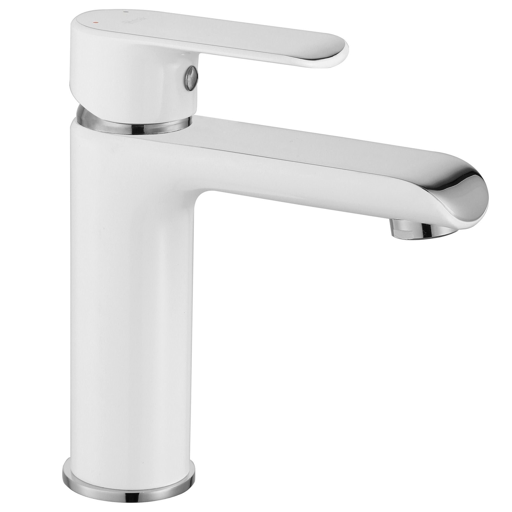 Bateria Umywalkowa REA BLOOM Biały Chrom Niska