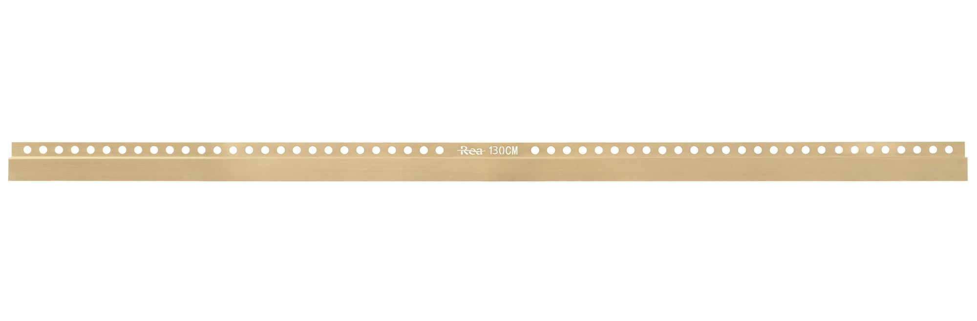 Listwa brodzikowa czołowa 130cm Złota Szczotkowana