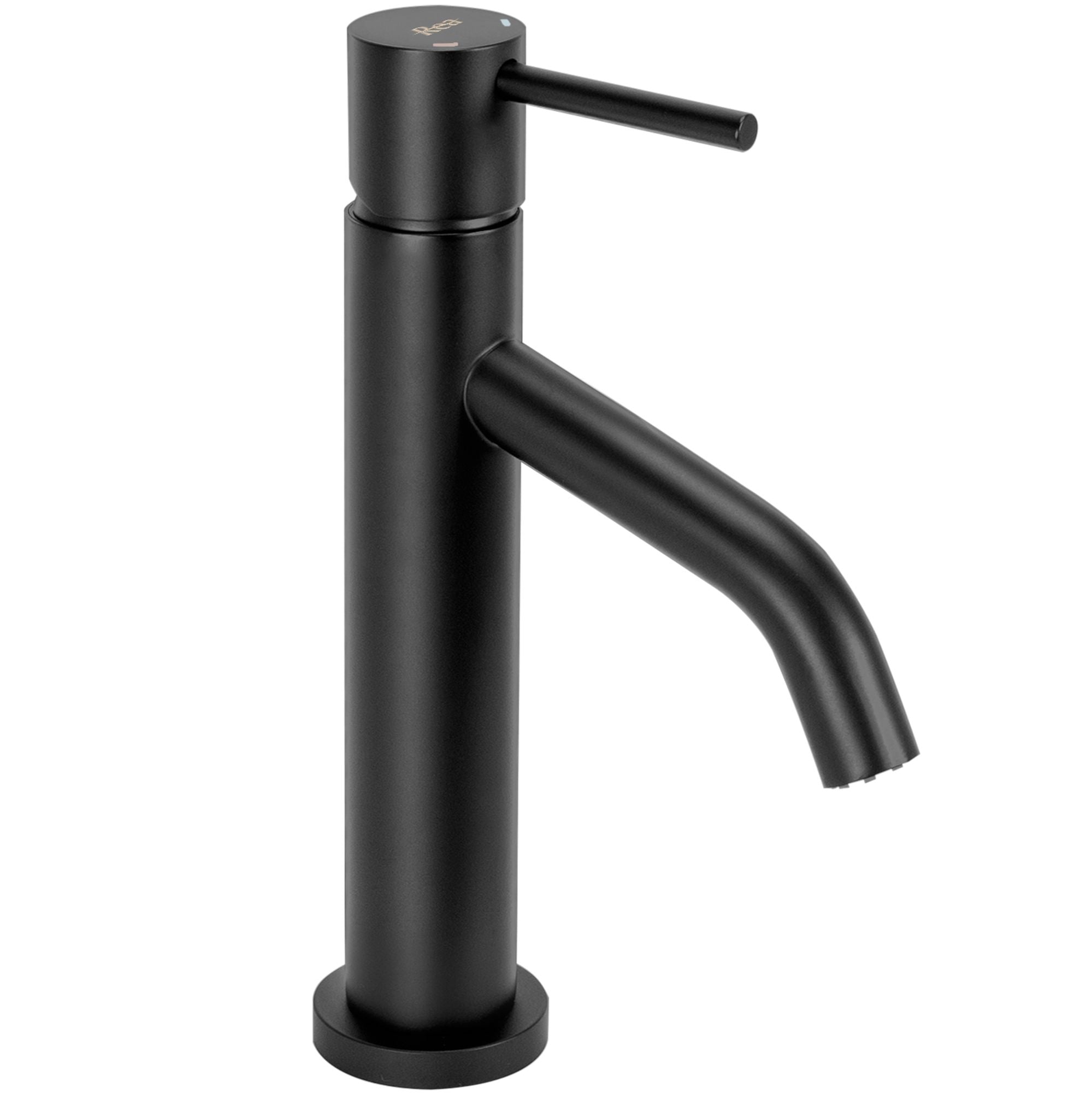 Bateria Umywalkowa REA LEVEL Czarna Niska Black Mat