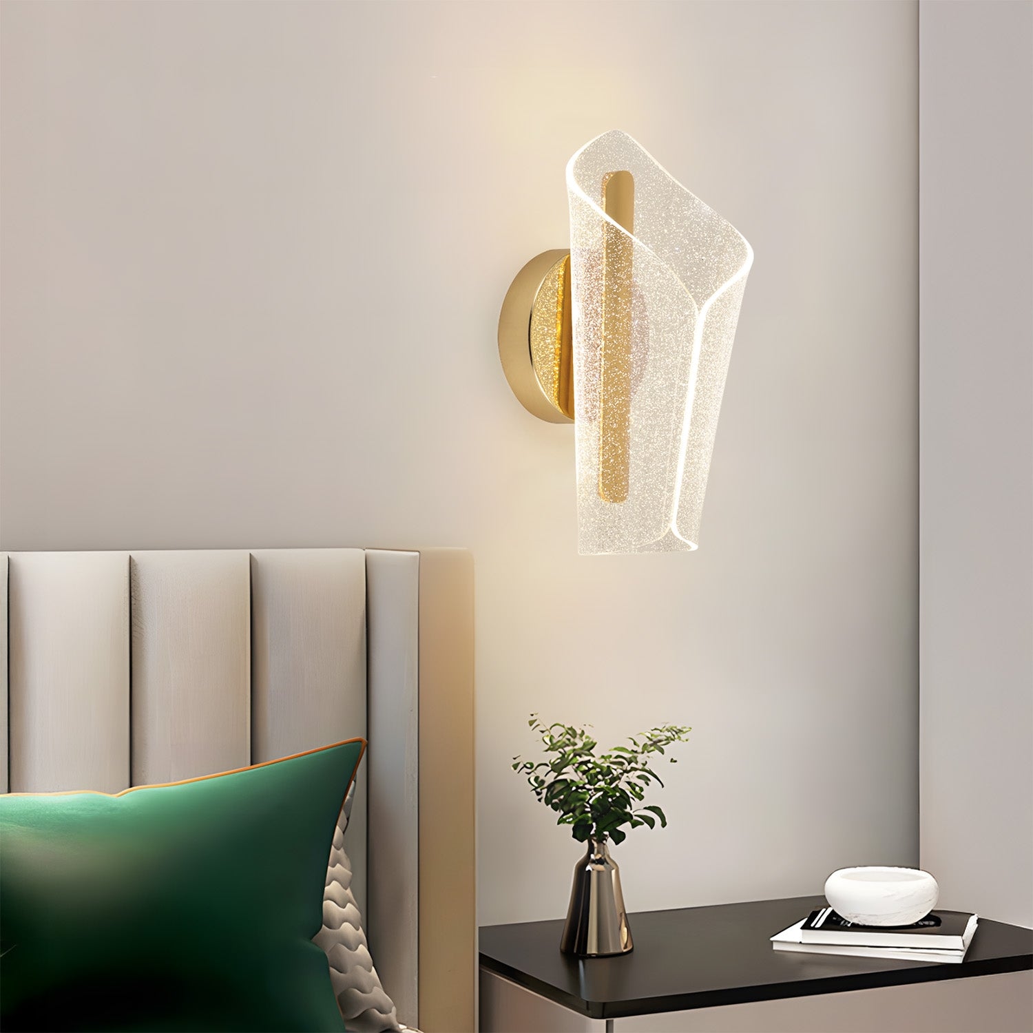 Kinkiet Led G030-w Złoty  2