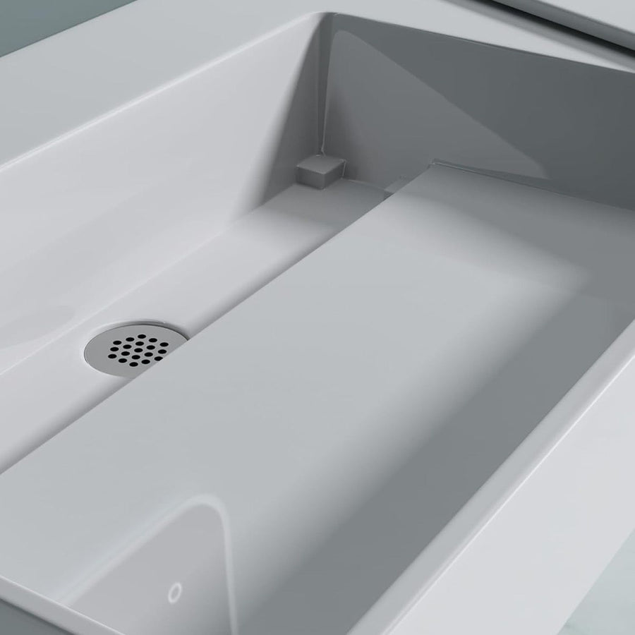 Umywalka konglomeratowa Archi 90 CM biały mat