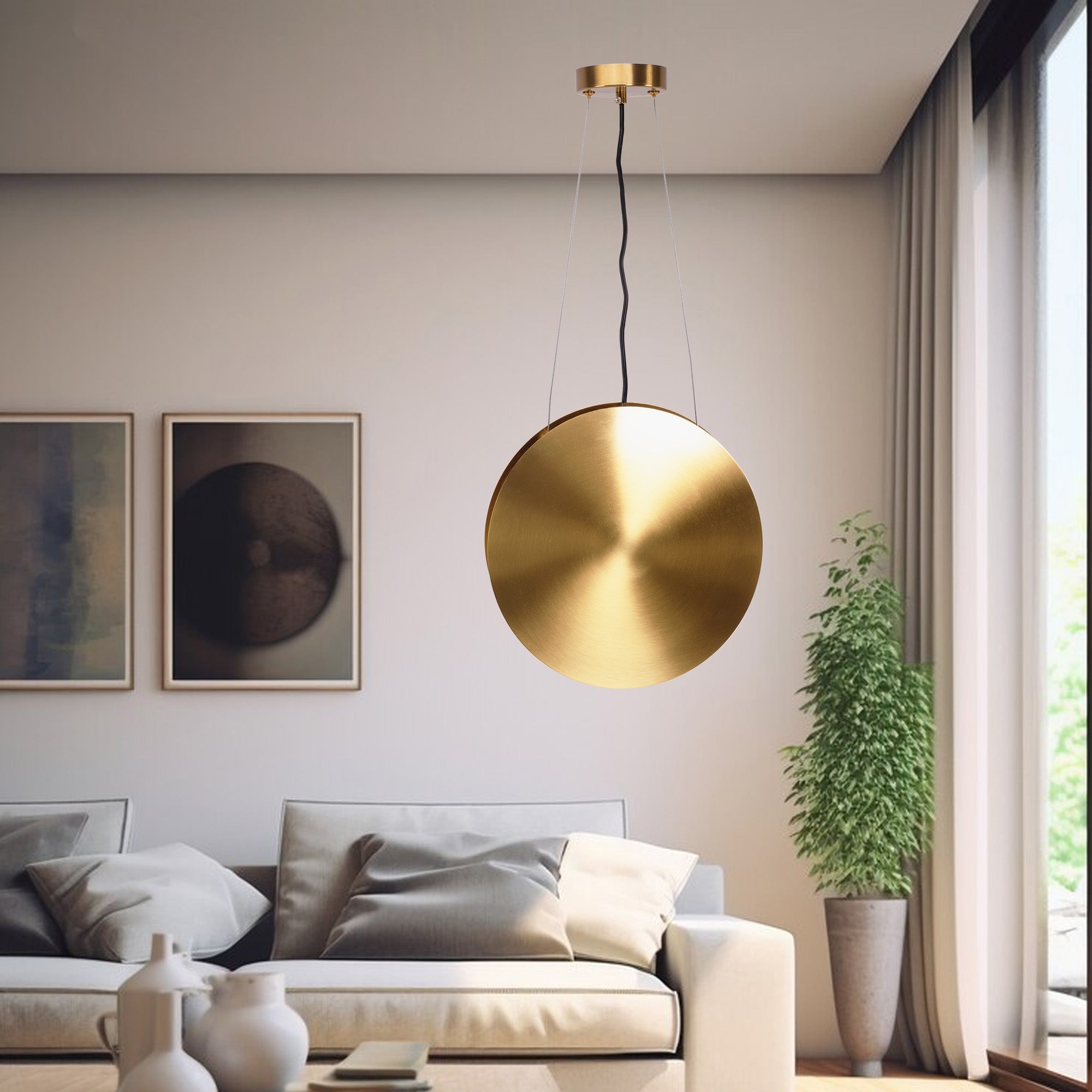 Lampa Wisząca Złota App1377-cp  5