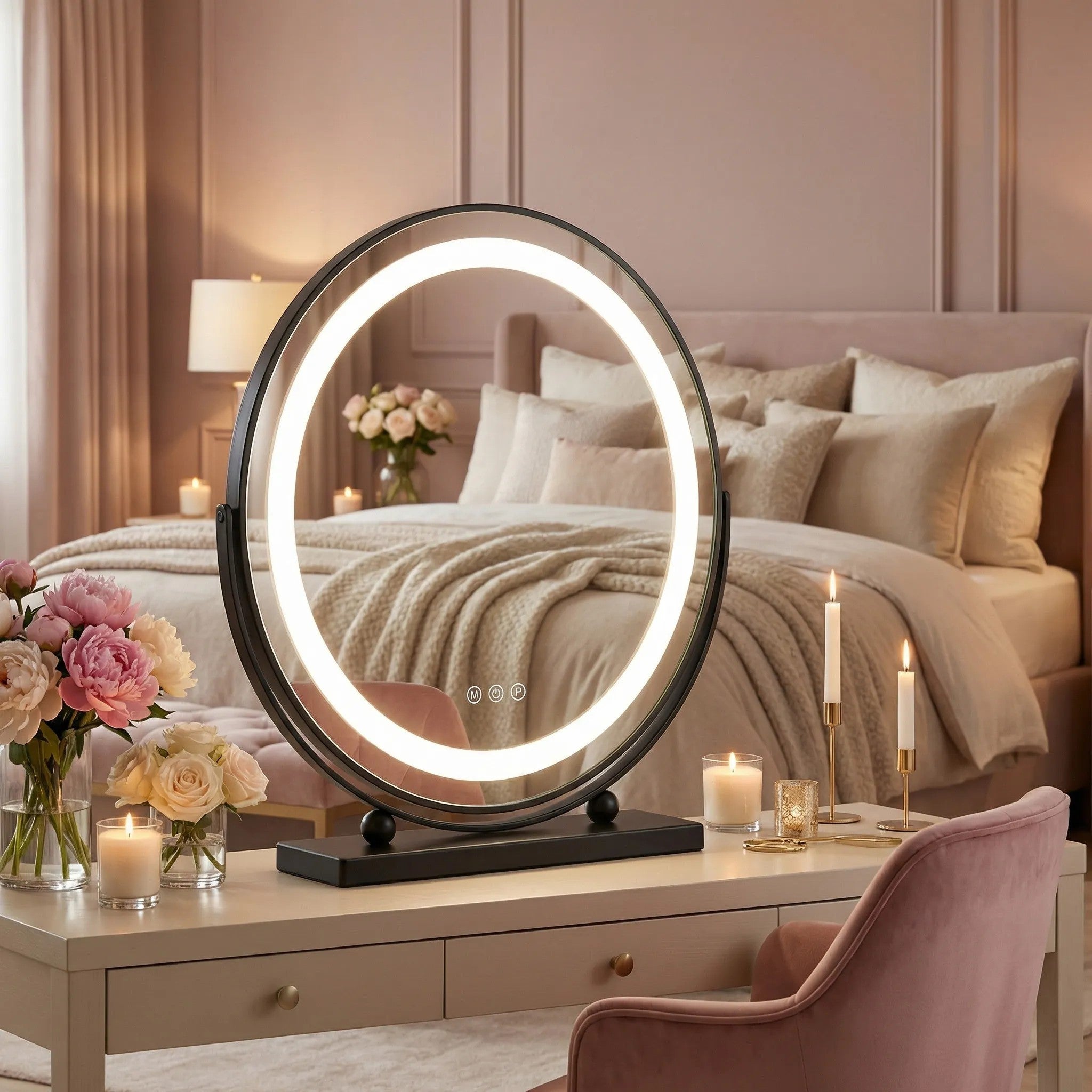 Lustro LED MAKE-UP Black 40 cm  8