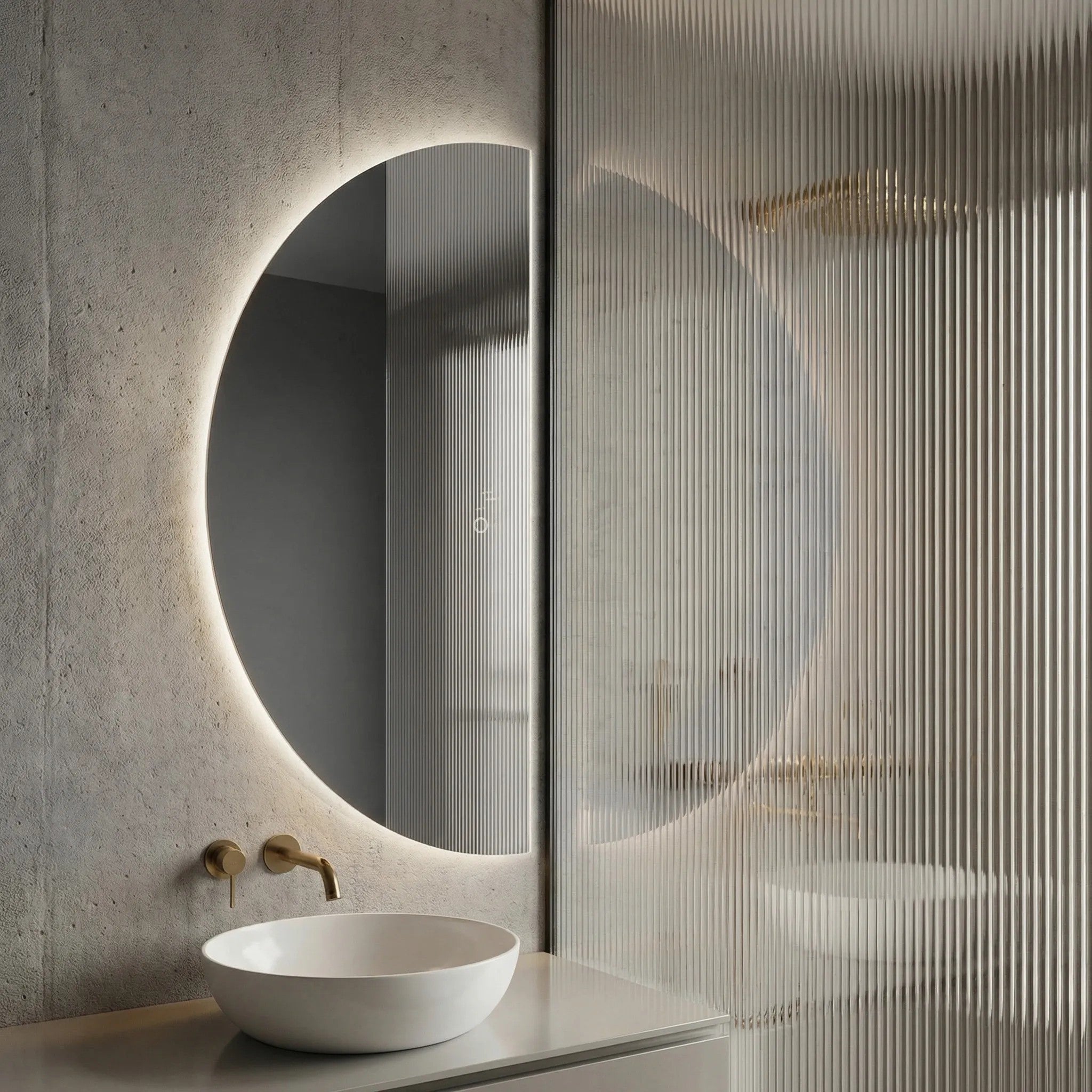 Lustro ścienne LED 120x60cm MOON  8