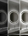 Lustro ścienne LED SOFT 90  8
