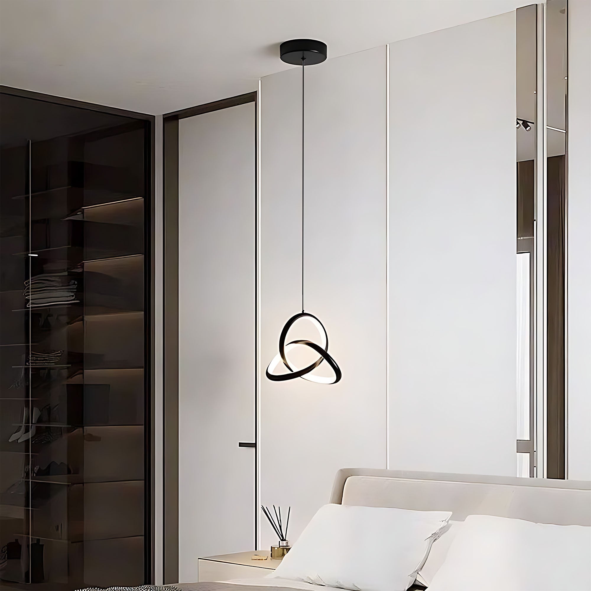 Lampa Sufitowa Wisząca Led App1784-cp Czarna  3