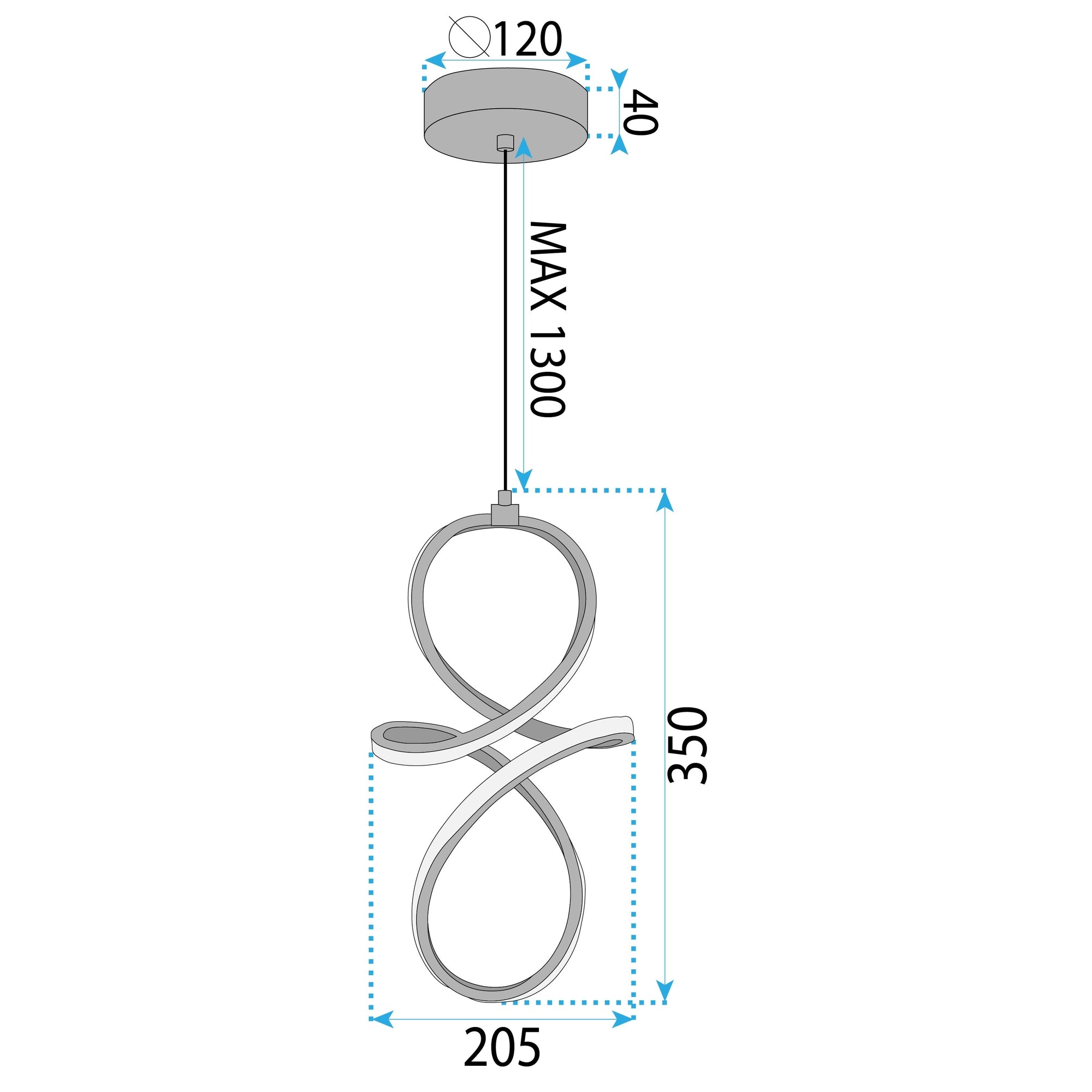 Lampa Wisząca Led Lhj091-1cp Gold  7