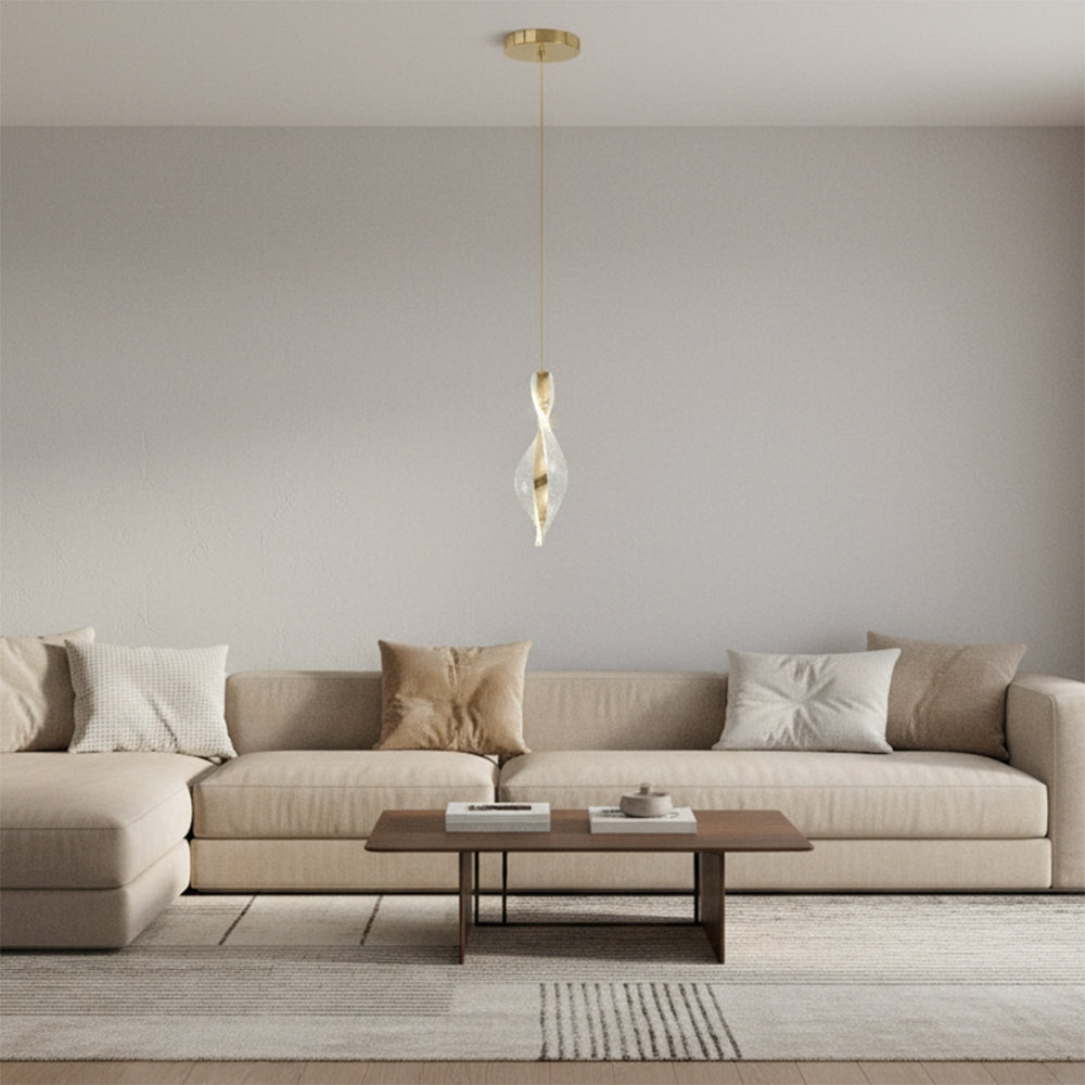 Lampa Sufitowa Wisząca Led G120-cp Gold  2