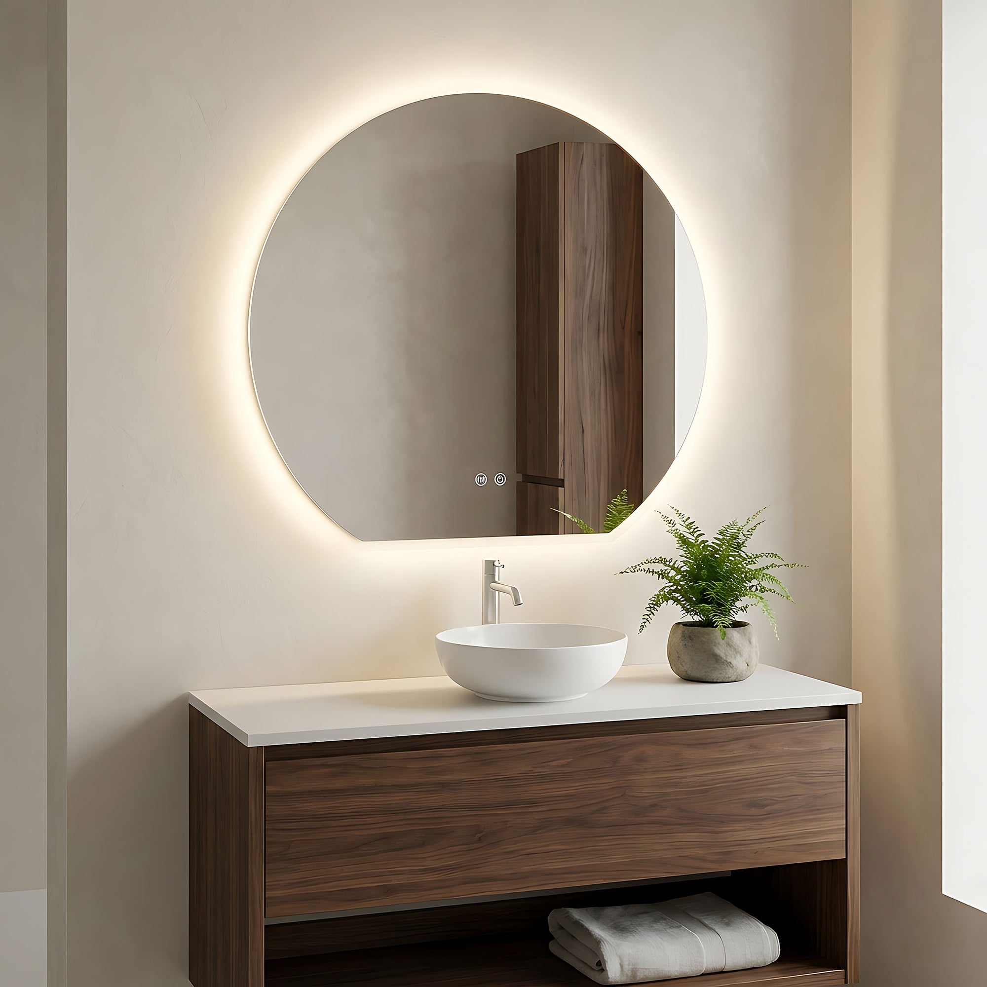 Lustro ścienne LED 80cm Fabio  5