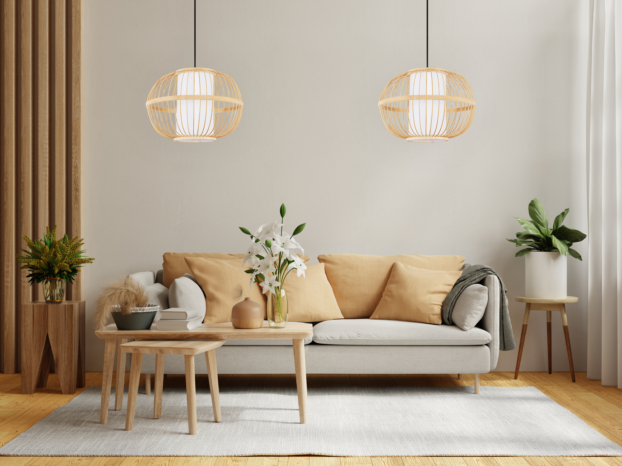 Lampa Sufitowa Wisząca Boho APP1632-1CP 50cm  5