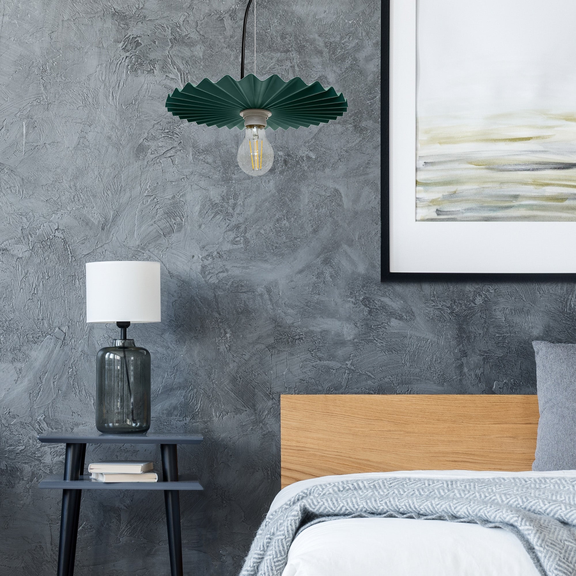 LAMPA SUFITOWA WISZĄCA APP1455-1CP Zielony  6