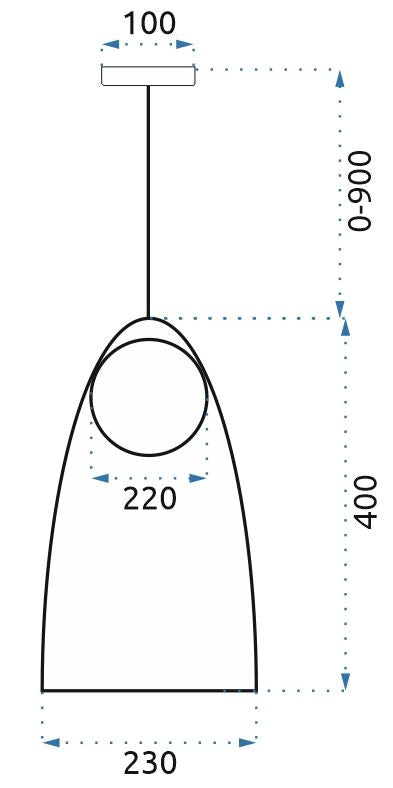 Lampa Wisząca APP1029-1CP  7