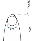 Lampa Wisząca APP1029-1CP  7