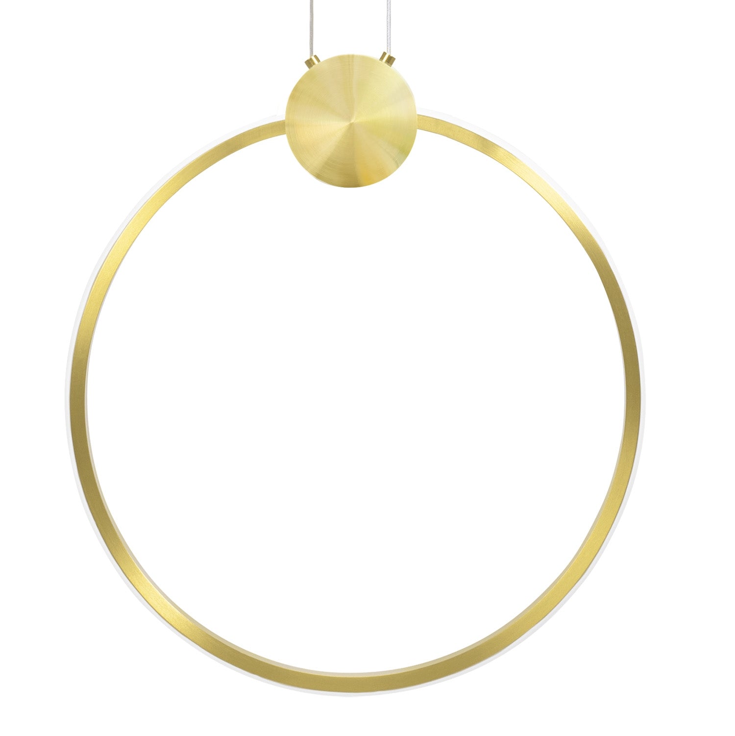 LAMPA SUFITOWA WISZĄCA LED APP1396-CP GOLD 40cm  3