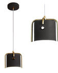 Lampa sufitowa APP934-1CP Elegent Czarna  1