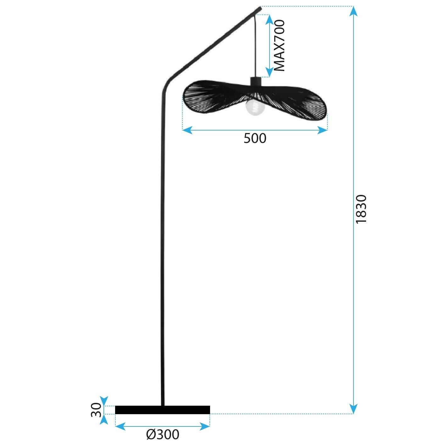 Lampa Stojąca Podłogowa APP1834-1F  4