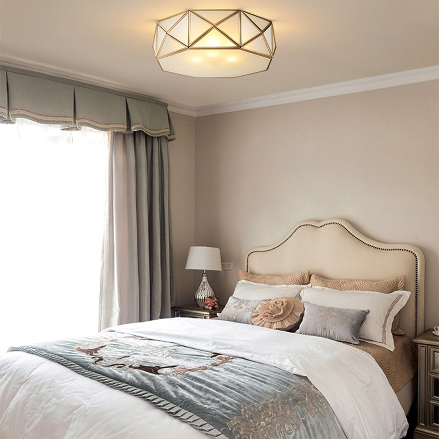 Lampa sufitowa 45cm APP1239-C Złota  8