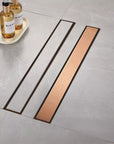 Odpływ Liniowy Rea Neox Brush Copper 80  2