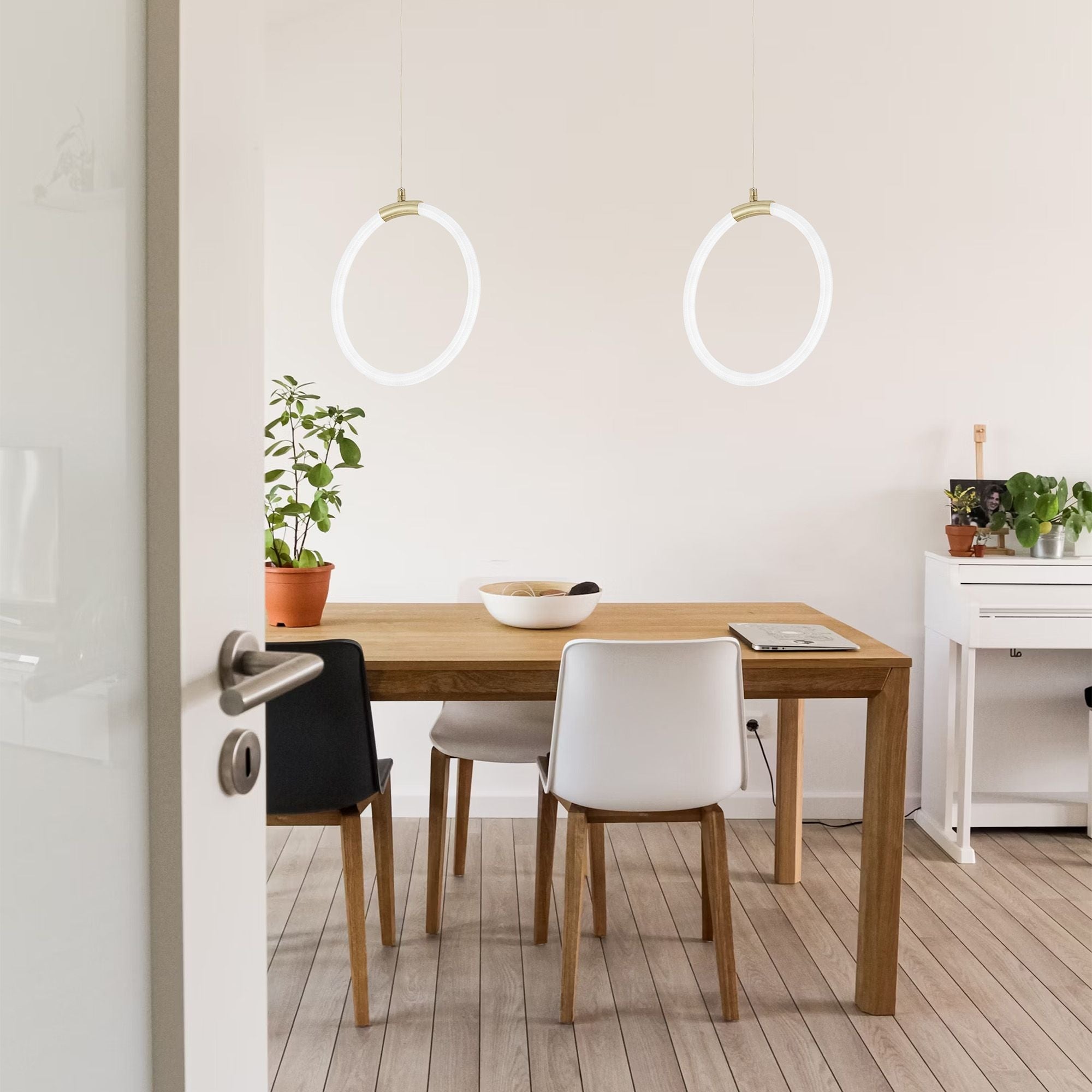 Lampa Wisząca Led G020-cp Złota  7