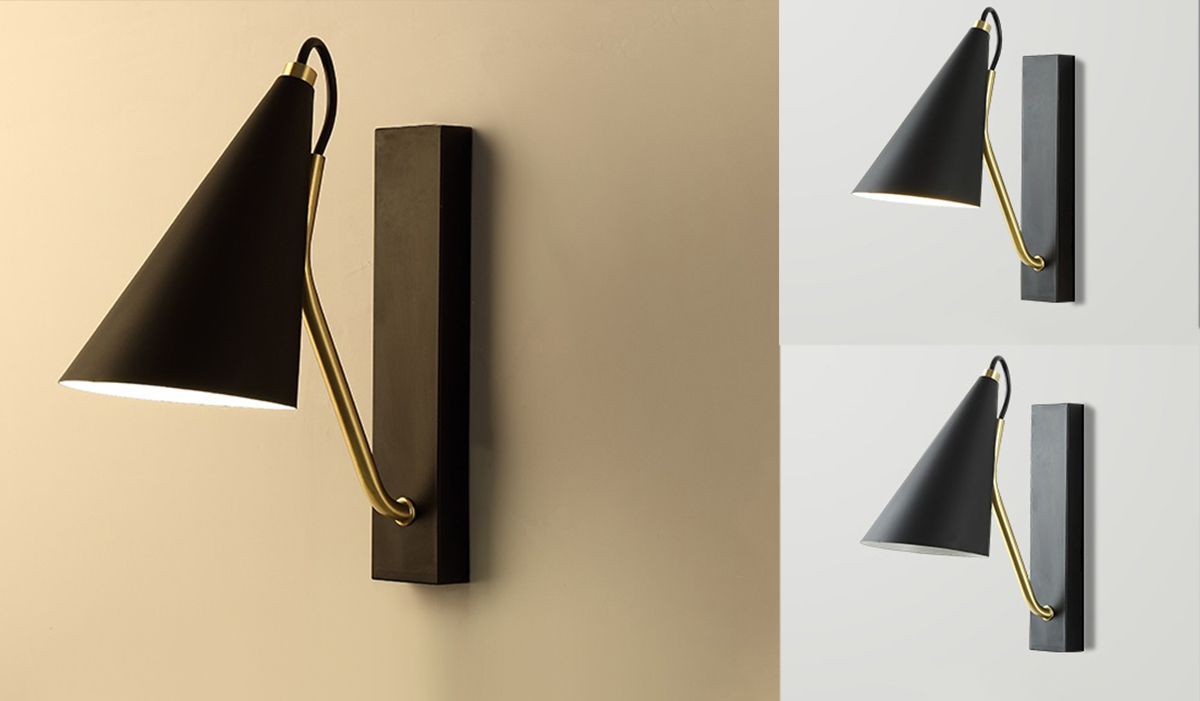 LAMPA ŚCIENNA KINKIET APP1142-1W Czarna