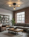 Lampa Wisząca APP1117-3C Czarno Złota  2