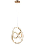 LAMPA WISZĄCA LED G068-CP Złota  3