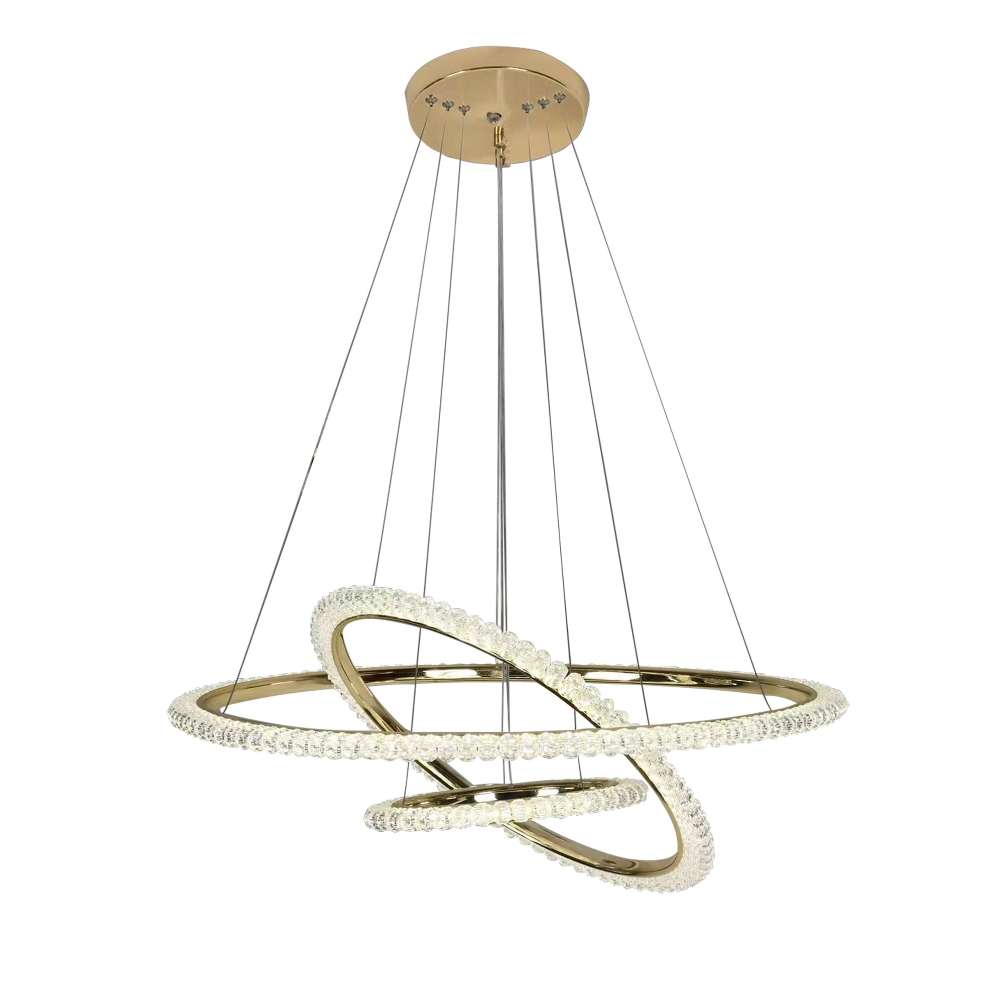 Lampa Wisząca Led G036-cp Złota  1