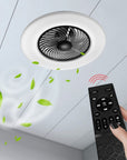 Lampa Z Wiatrakiem App1552-c Black  10